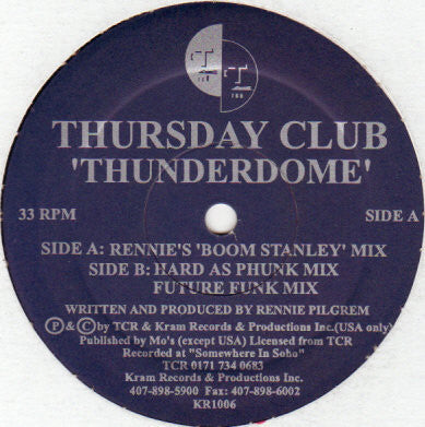 Thursday Club : Thunderdome (12")