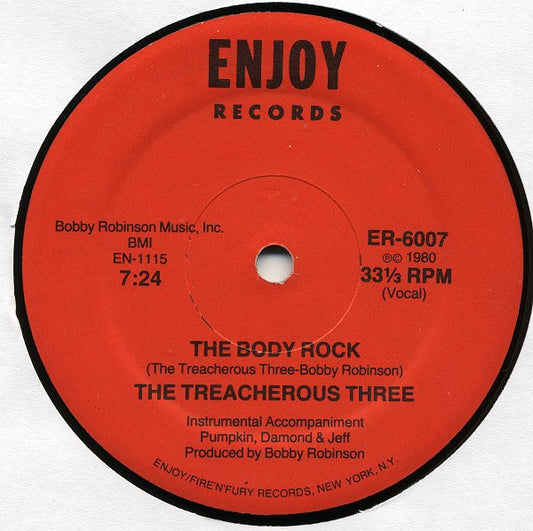 The Treacherous Three* : The Body Rock (12", Red)