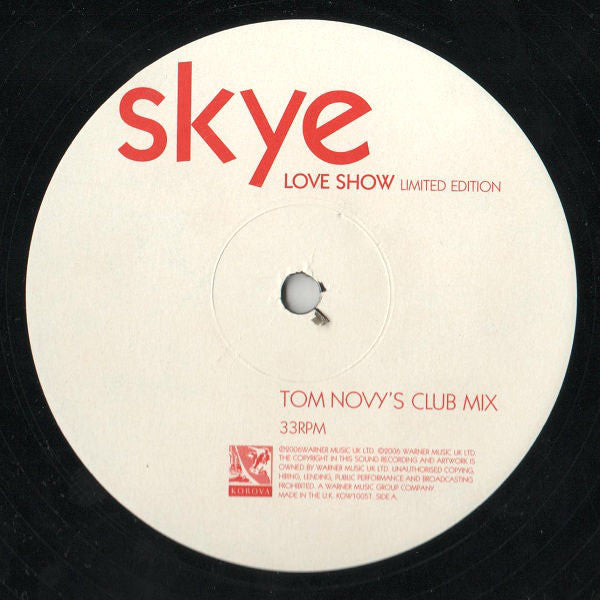 Skye (6) : Love Show (12", Ltd)