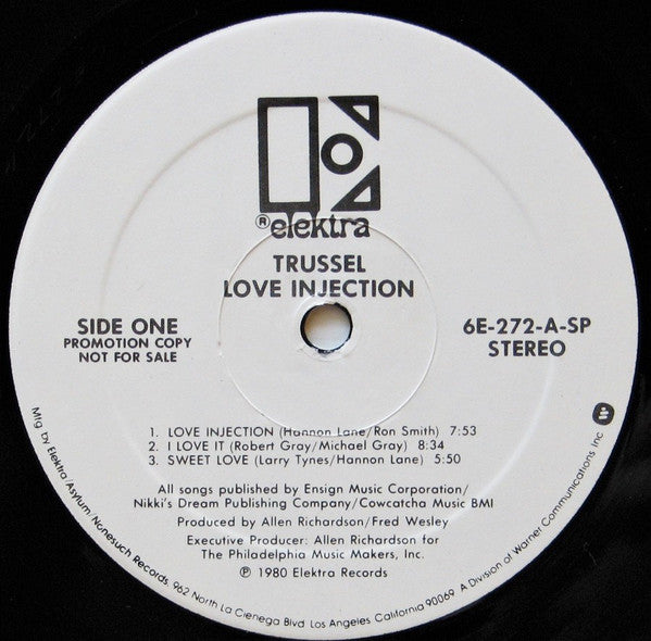 Trussel : Love Injection (LP, Album, Promo, SP )