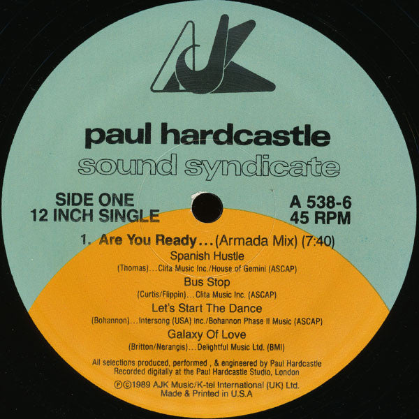 Paul Hardcastle : Are You Ready... (Sound Syndicate) (12", Single)