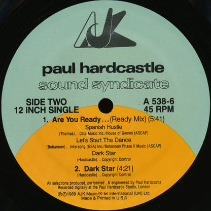 Paul Hardcastle : Are You Ready... (Sound Syndicate) (12", Single)