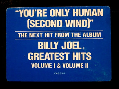 Billy Joel : You're Only Human (Second Wind) (12", Promo)