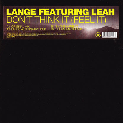 Lange Featuring Leah (2) : Don't Think It (Feel It) (12")