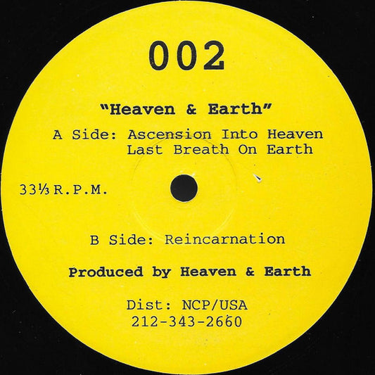 Heaven & Earth (3) : Ascension Into Heaven (12")