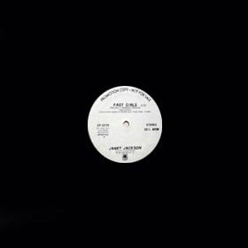 Janet Jackson : Fast Girls / French Blue (12", Maxi, Promo)