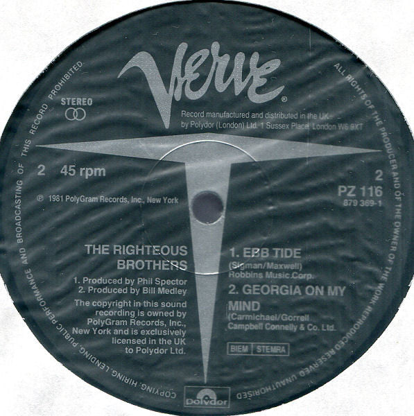 The Righteous Brothers : You've Lost That Lovin' Feeling (12", Single)
