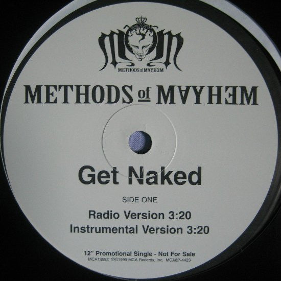 Methods Of Mayhem (2) : Get Naked (12", Promo)