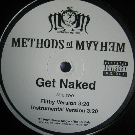Methods Of Mayhem (2) : Get Naked (12", Promo)
