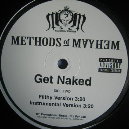 Methods Of Mayhem (2) : Get Naked (12", Promo)