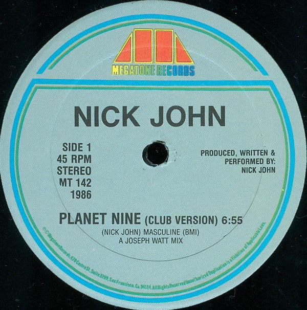 Nick John : Planet Nine (12")
