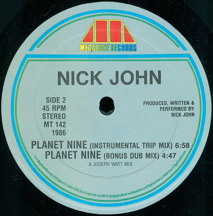 Nick John : Planet Nine (12")