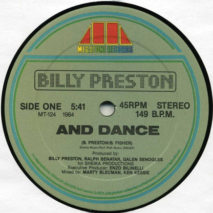 Billy Preston : And Dance / Kick-It (12", Maxi)