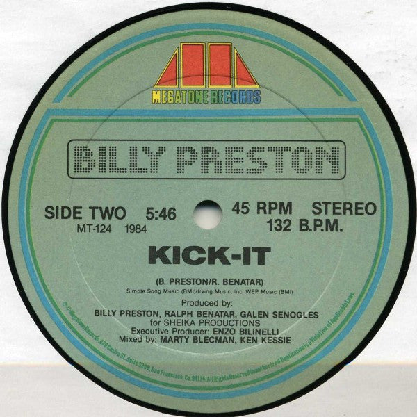 Billy Preston : And Dance / Kick-It (12", Maxi)