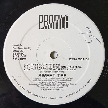 Sweet Tee : On The Smooth Tip (12", Promo)