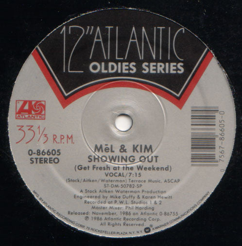 Suzy* / Mel & Kim : Can't Live Without Your Love / Showing Out (Get Fresh At The Weekend) (12")