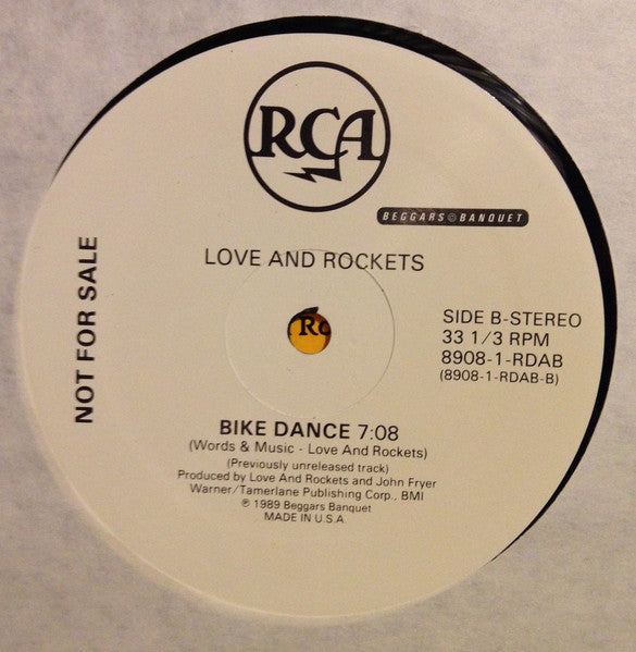 Love And Rockets : So Alive (12", Single, Promo)