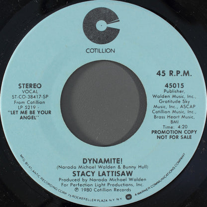 Stacy Lattisaw : Dynamite! (7", Mono, Promo)
