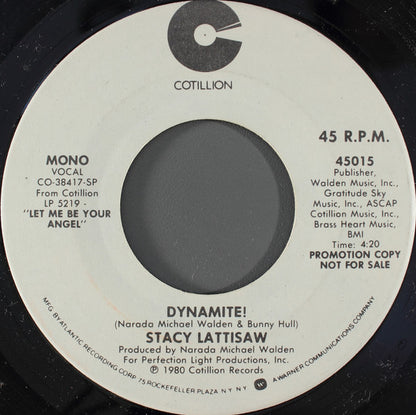 Stacy Lattisaw : Dynamite! (7", Mono, Promo)
