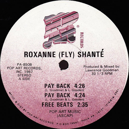 Roxanne (Fly) Shanté* : Pay Back (12")