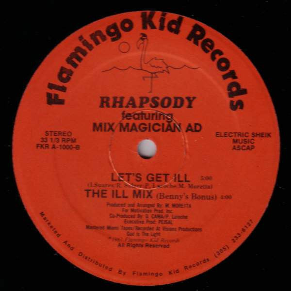 Rhapsody (8) featuring Mix Magician Ad : Let's Get Ill (Benny's Dance) (12")