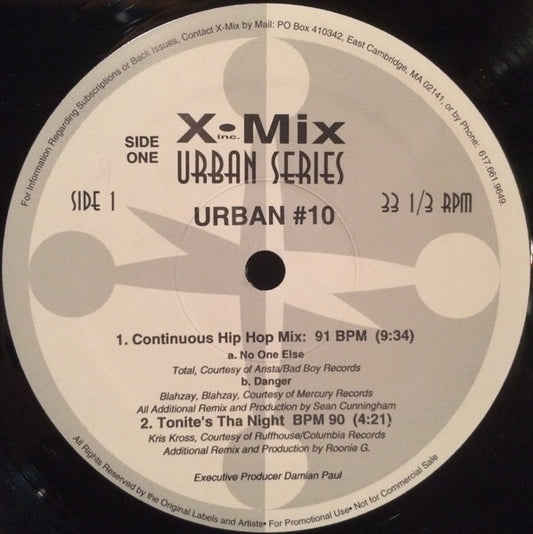 Various : X-Mix Urban Series 10 (12", Comp, Promo)