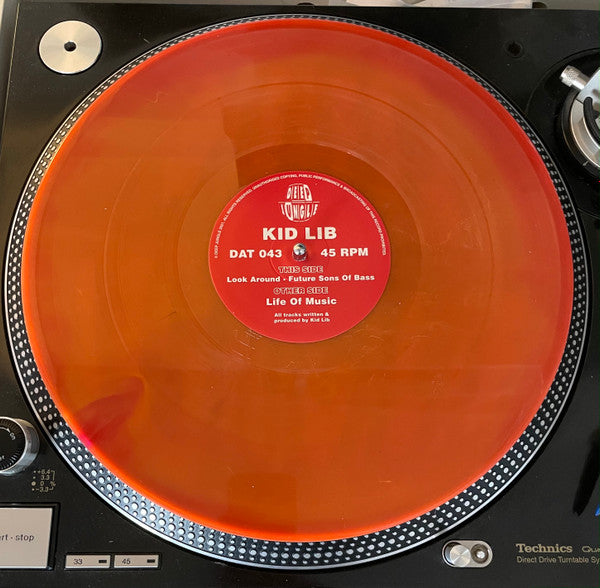 Kid Lib : Life Of Music / Look Around / Future Sons Of Bass (12", S/Edition)
