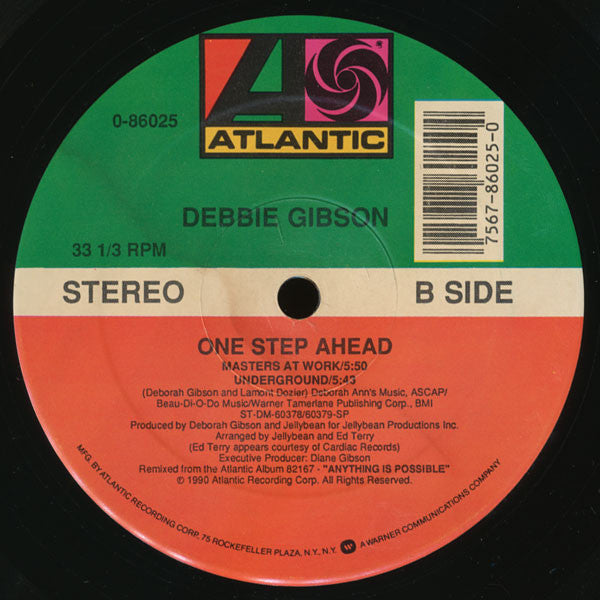 Debbie Gibson : One Step Ahead (12")
