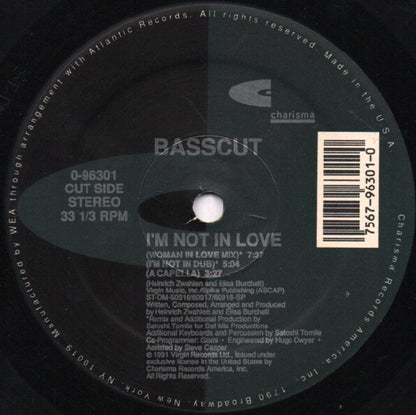 Basscut : I'm Not In Love (12")