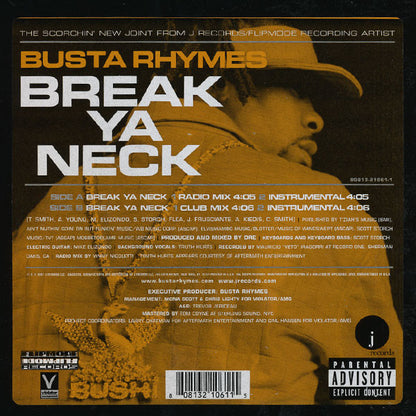 Busta Rhymes : Break Ya Neck (12")