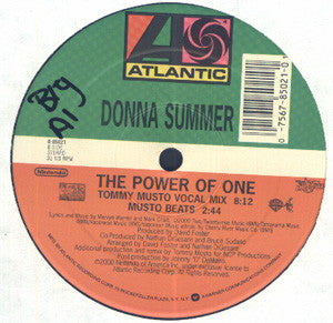 Donna Summer : The Power Of One (12")
