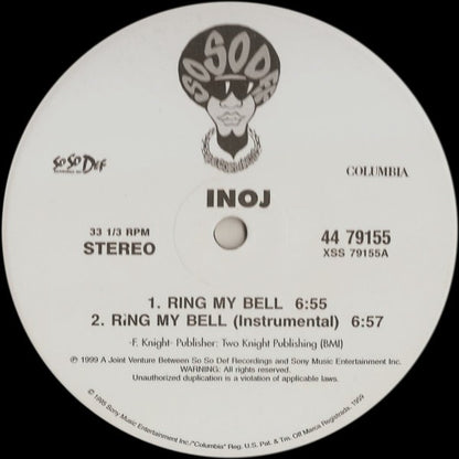 Inoj : Ring My Bell (12", Single)