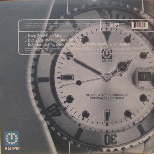 H2O Featuring Billie : Nobody's Business (Deep Zone Mixes) (2x12", Ltd)