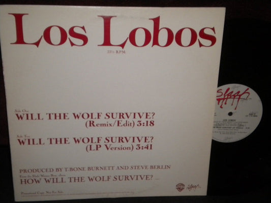 Los Lobos : Will The Wolf Survive? (12", Promo)