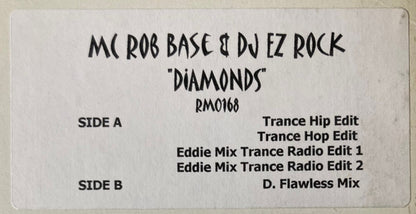Rob Base & DJ E-Z Rock : Diamonds (12", W/Lbl)