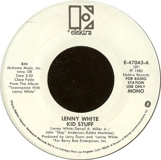 Lenny White : Kid Stuff (7", Mono, Promo, SP )