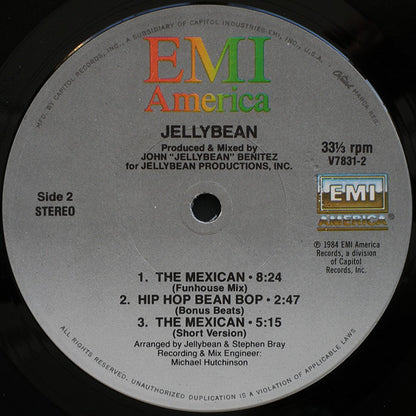 Jellybean* : The Mexican (12", Single, Win)