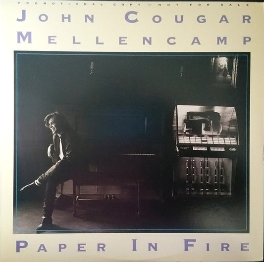 John Cougar Mellencamp : Paper In Fire (12", Promo)