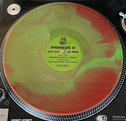 Phineus II : Three Gold Chains / Under Kontrol / Snakes N Ladders / Twister  (12", S/Edition, Yel)