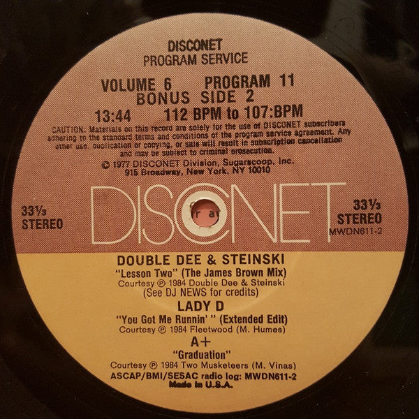 Various : Volume 6 Program 11 (2x12")