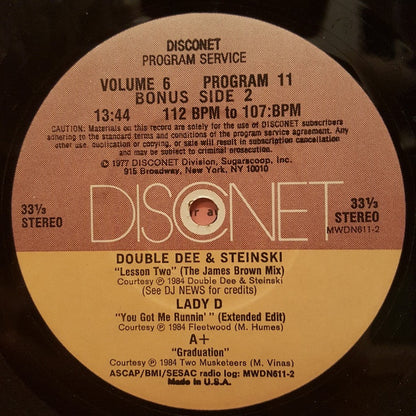Various : Volume 6 Program 11 (2x12")