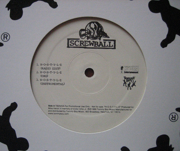 Screwball : H-O-S-T-Y-L-E (12", Promo)