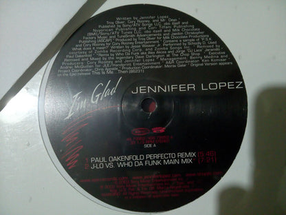 Jennifer Lopez : I'm Glad (12")
