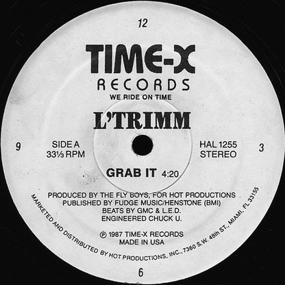 L'Trimm : Grab It (12", Whi)