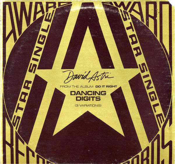 David Astri : Dancing Digits (12", Single, Promo, Cle)