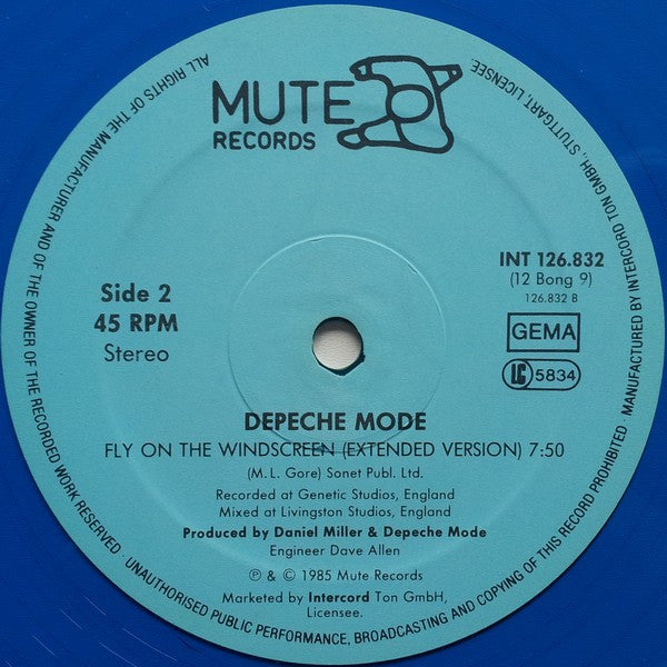Depeche Mode : It's Called A Heart (Extended) (12", Maxi, Blu)
