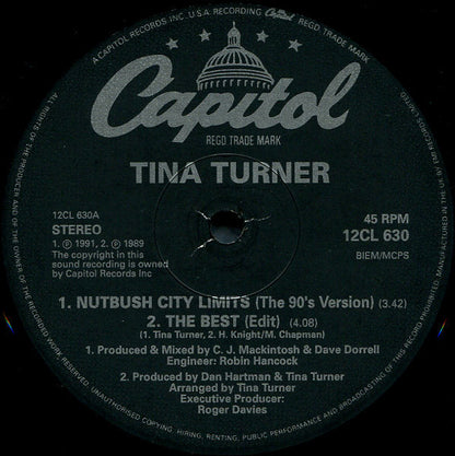 Tina Turner : Nutbush City Limits (12", Single)
