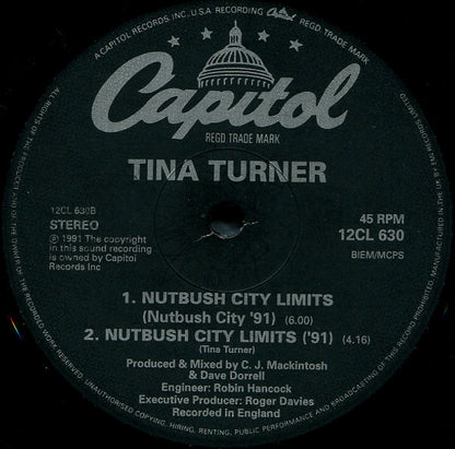 Tina Turner : Nutbush City Limits (12", Single)