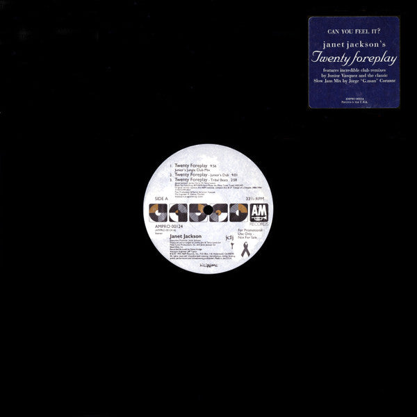 Janet Jackson : Twenty Foreplay (12", Promo)