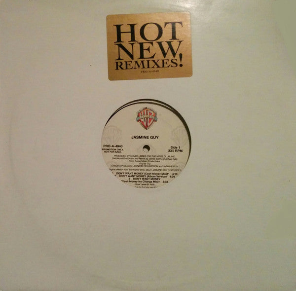 Jasmine Guy : Don't Want Money (12", Promo)